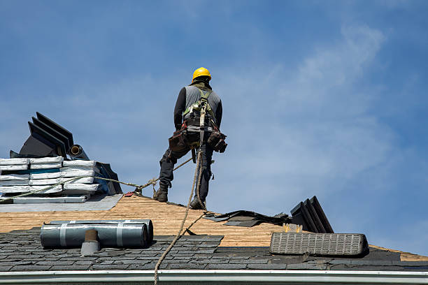 Professional Flat Roof Repair technician working in Rockwood, TN